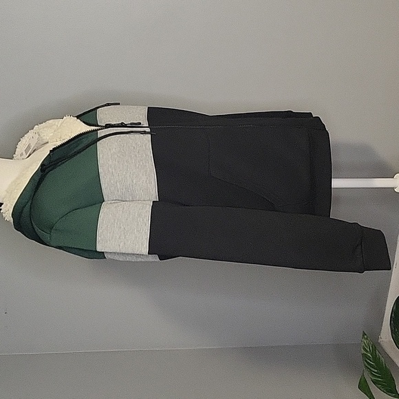 Buffalo David Bitton Fahadi Sherpa Lined Hooded Full Zip Men's Jacket-Size M - Picture 2 of 11